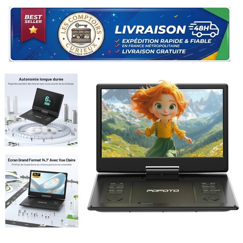 Lecteur dvd portable - dvd,