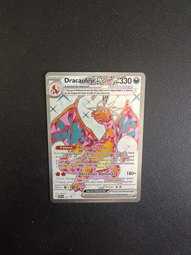 Carte pokémon dracaufeu - dracaufeu, ex
