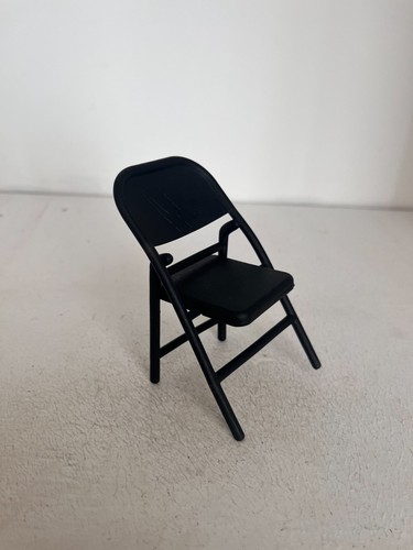 Wwe noir acier chaise - acier, action