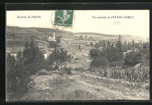 Cpa etang vergy vue - cpa, l´etang-vergy,