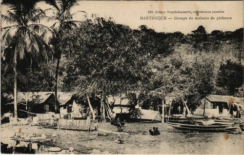 Cpa groupe maisons de - de,