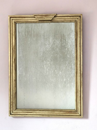 Miroir ancien bois doré et - ancien,