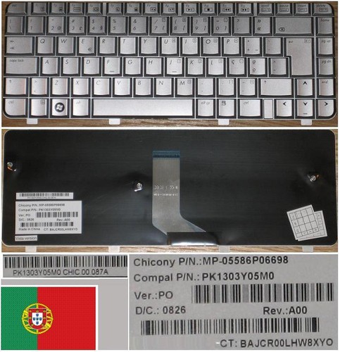 Clavier qwerty portugais hp - qwerty,