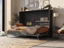 Lit escamotable SMARTbett Frotto140x200H Vérin à gaz lit pliant lit mural lit do