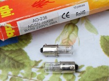2x ABI AO-236 TUBE NEON 10X28