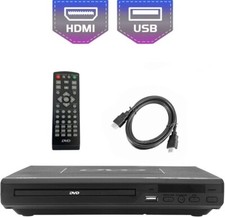 Lecteur pour TV, DVD/CD/MP3/ avec Port USB, Sortie HDMI et AV (câble HDMI