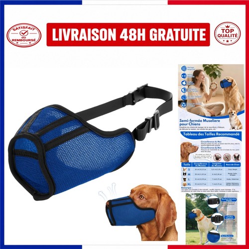 Muselière chien réglable - muselière,