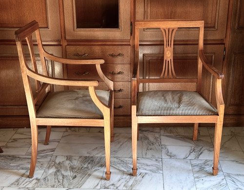 Ancien paire fauteuils - ancien,