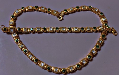 Parure plaqué collier - plaqué, or