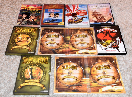 Lot dvd jules vernes ile - 9,
