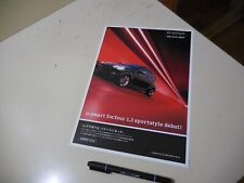 Mercedes SMART forfour "1.3 sport style" Japanese Brochure 2005/10 GH-454 BRABUS