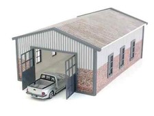 Kit modèle de diorama hangar-grange échelle 1:43 modèle de voiture garage...