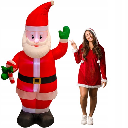 Père noël gonflable - père,