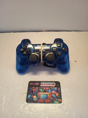 Manette sony playstation bleue - manette,