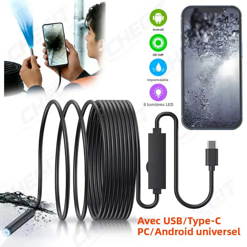 Endoscope usb typec caméra - endoscope,