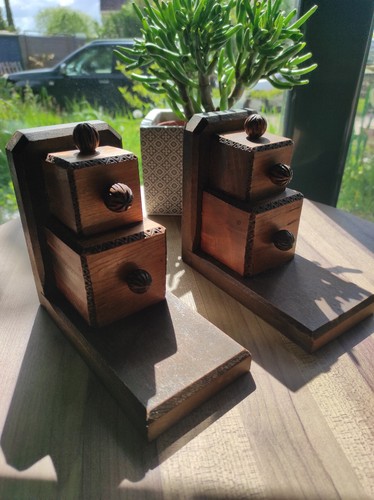 Paire serre livres cubes - paire, serre-livres