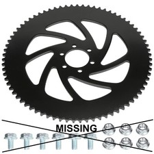 YOXUFA Upgraded 35 Chain 75 Tooth Sprocket for Predator 79cc 97cc 100cc Coleman