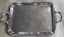 Ancien Plateau Service Métal