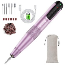 Ponceuse pour ongles professionnel - 20000RPM Lime a Ongle Electrique Portabl...