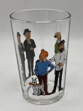 Verre TINTIN, Milou, Haddock