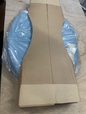 Church C-250 Solid Plastic Toilet Seat American Standard Regency Blue Vintage