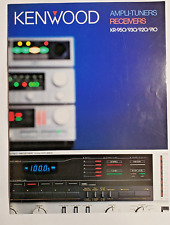 Kenwood Ampli-Tuners Catalog Receivers KR-950/930/920/910