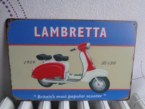 Tole metal lambretta - lambretta, /