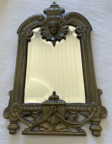 Ancien miroir table psyché - miroir,