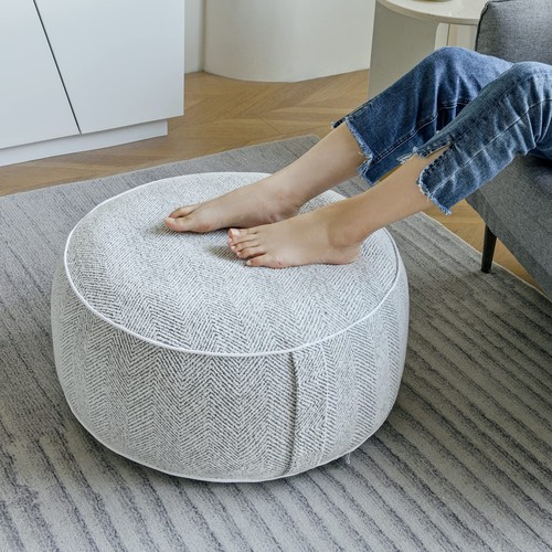 Weruisi stuffed pouf ottoman - stuffed,