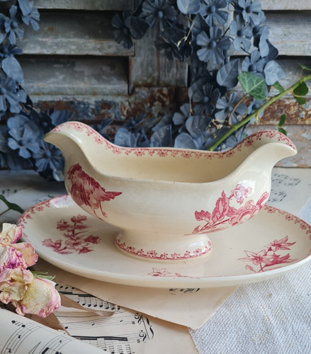Ancienne sauciere terre fer - sauciere,