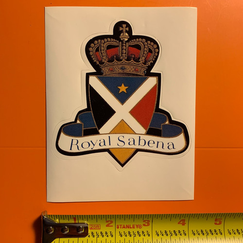 Decal royal sabena airlines - royal,