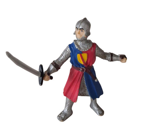 Figurine chevalier bleu - chevalier,