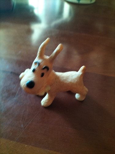 Tintin ancien milou avec tete - tintin,