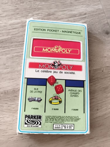 Jeu monopoly édition pocket - jeu,