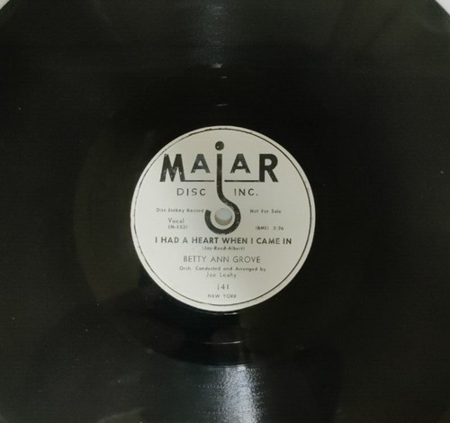 Betty ann grove pop - ,, majar