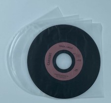 LOT DE 100 SOUS POCHETTES EN PLASTIQUE TYPE NAGAOKA POUR VINYLES 45T 45 TOURS