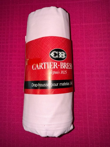 Drap housse pur coton bleu
