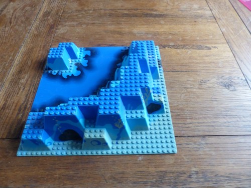 Lego plaque base bleue - :, de