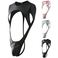 Body body élégant neuf mode body combinaison homme vert classique