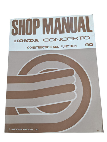 Honda concerto construction - concerto, et