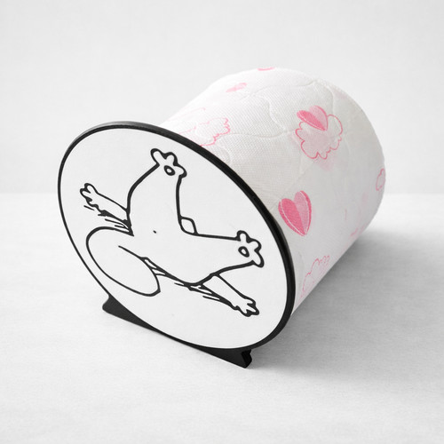 Porte papier toilette amusant
