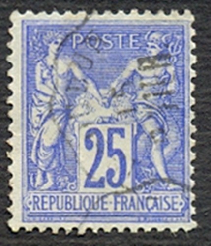 Timbre oblitere type - n°, 79