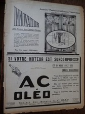 INNOVATION wardrobe 23 + candle AC ODEO pub paper illustration 1925