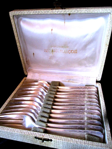 Coffret fourchettes à - coffret,