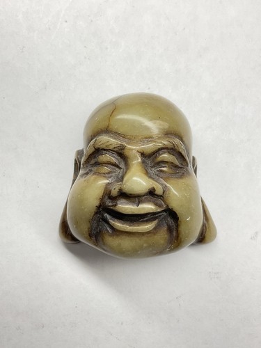 Tête bouddha pierre de - de,