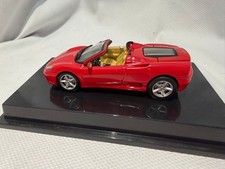 Hot Wheels 100% Ferrari 360 Spider Red Diecast Model Car 1:24 Collectible