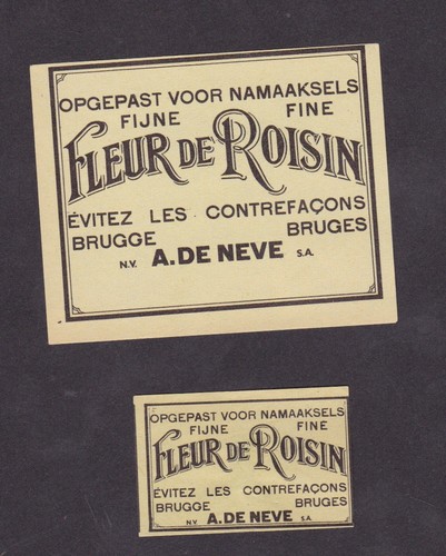 Ancienne petite étiquettes - ancienne,