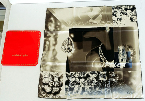 Cartier carré soie foulard - cartier, de