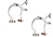Dia-Compe MX890 Brake Callipers Front & Rear Set Suit Old School BMX White