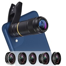Kit Objectif Universel Smartphone Téléobjectif, Fisheye Grand Angle Macro CPL
